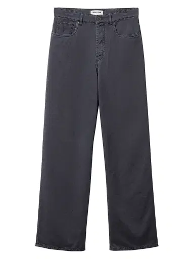 Miu Miu Women's Light Denim Pants - Grey - Size 27 | Thumbnail 1 Miu Miu Women's Light Denim Pants - Grey - Size 27 | Thumbnail 1