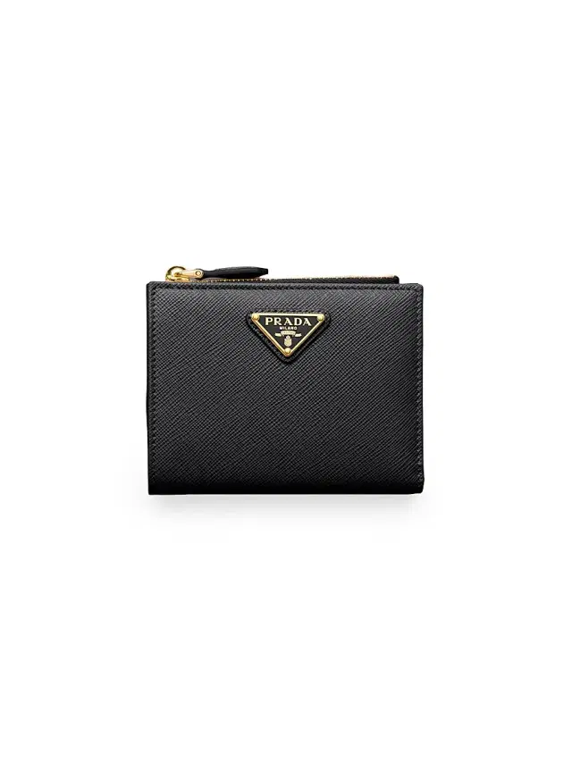 Prada Women's  Saffiano Leather Wallet - Black