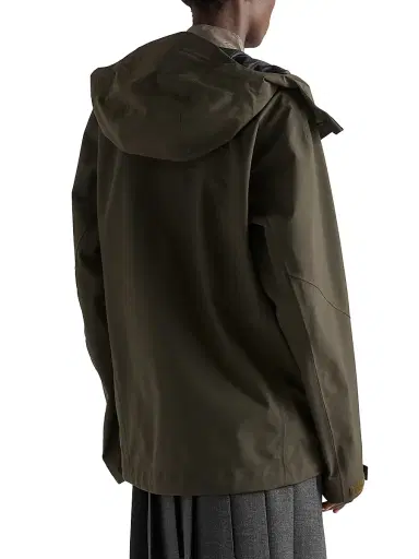 Prada Women's Technical Fabric Jacket - Green | Thumbnail 4