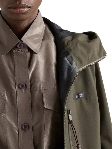 Prada Women's Technical Fabric Jacket - Green | Thumbnail 5