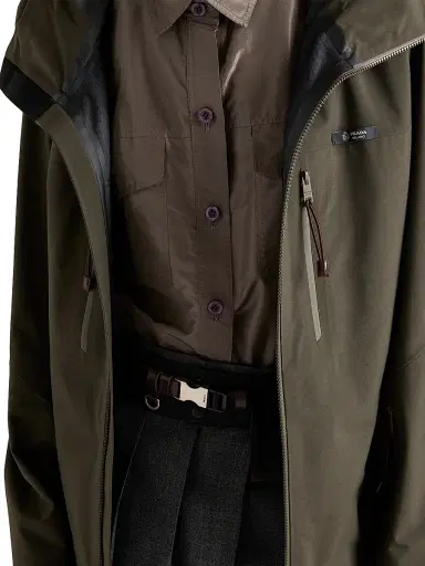 Prada Women's Technical Fabric Jacket - Green | Thumbnail 6