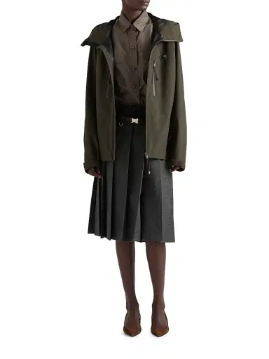 Prada Women's Technical Fabric Jacket - Green | Thumbnail 7