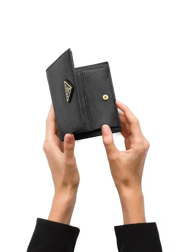 Prada Women's Small Saffiano Leather Wallet | Thumbnail 6 Prada Women's Small Saffiano Leather Wallet | Thumbnail 6