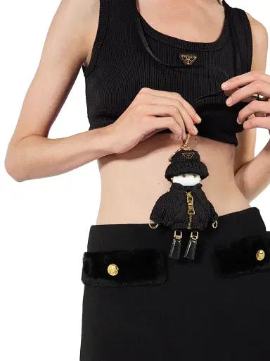 Prada Women's Jersey Top - Black | Thumbnail 4