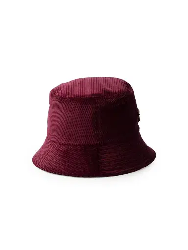 Prada Women's Corduroy Bucket Hat - Dark Red - Size Large | Thumbnail 2 Prada Women's Corduroy Bucket Hat - Dark Red - Size Large | Thumbnail 2