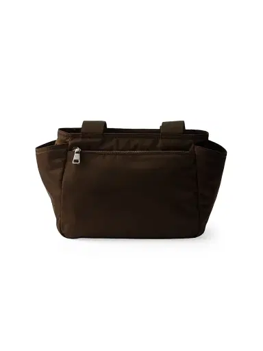 Prada Women's Re-Nylon Tote Bag - Dark Brown | Thumbnail 3 Prada Women's Re-Nylon Tote Bag - Dark Brown | Thumbnail 3