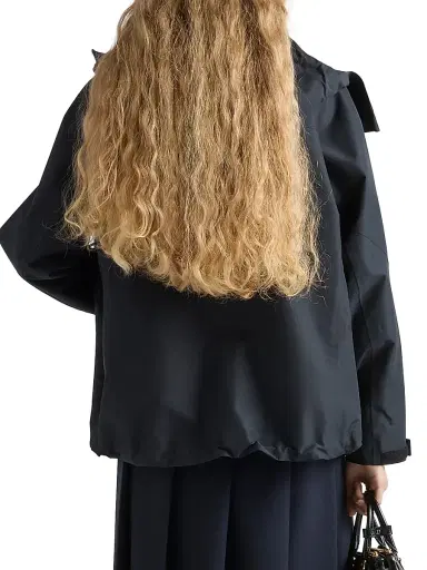 Prada Women's Technical Fabric Jacket - Black | Thumbnail 3 Prada Women's Technical Fabric Jacket - Black | Thumbnail 3