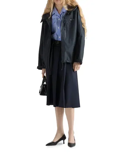 Prada Women's Technical Fabric Jacket - Black | Thumbnail 6 Prada Women's Technical Fabric Jacket - Black | Thumbnail 6