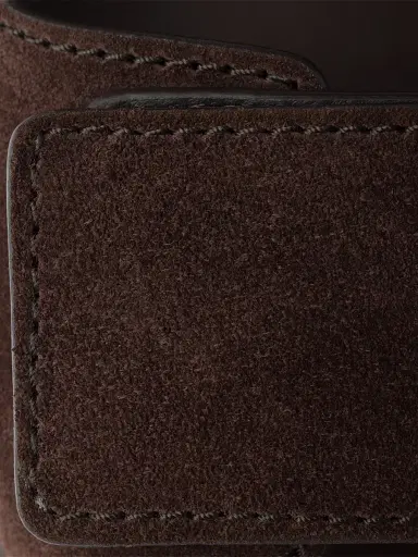 Prada Men's Suede Band Sandals - Dark Brown - Size 12 | Thumbnail 4