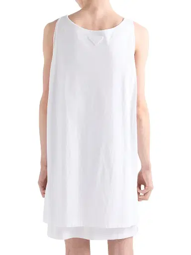 Prada Men's Printed Cotton Tank Top - White | Thumbnail 3