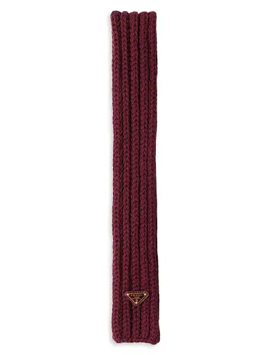 Prada Women's Wool Scarf | Thumbnail 1 Prada Women's Wool Scarf | Thumbnail 1