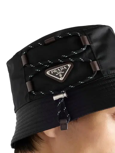 Prada Men's Re-Nylon Bucket Hat - Black - Size XXL | Thumbnail 3 Prada Men's Re-Nylon Bucket Hat - Black - Size XXL | Thumbnail 3