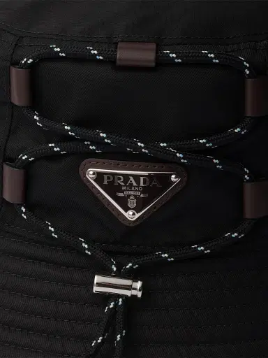 Prada Men's Re-Nylon Bucket Hat - Black - Size XXL | Thumbnail 4 Prada Men's Re-Nylon Bucket Hat - Black - Size XXL | Thumbnail 4