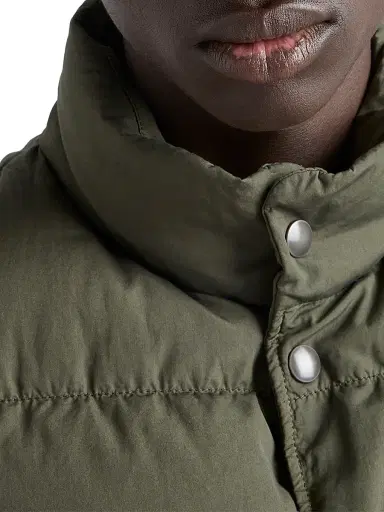 Prada Men's Cotton Down Vest - Green | Thumbnail 5 Prada Men's Cotton Down Vest - Green | Thumbnail 5