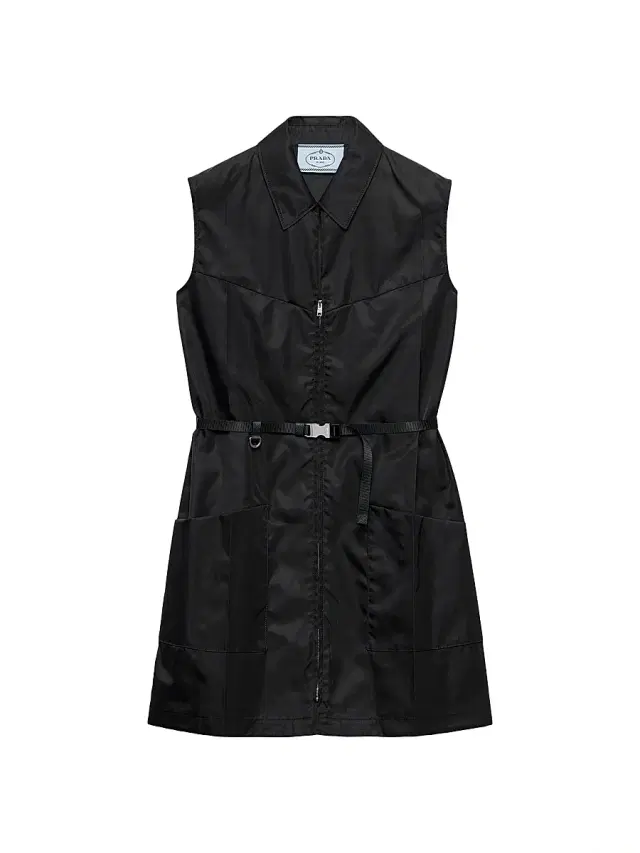 Prada Women's Nylon Mini Dress - Black
