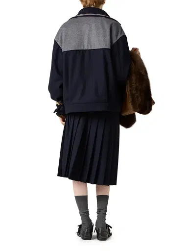 Miu Miu Women's Velour Midi-Skirt | Thumbnail 3 Miu Miu Women's Velour Midi-Skirt | Thumbnail 3