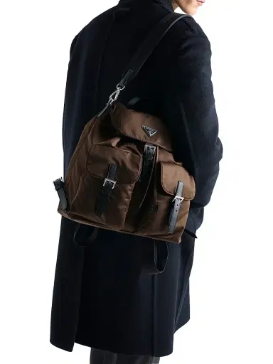 Prada Men's Re-Nylon Backpack | Thumbnail 3 Prada Men's Re-Nylon Backpack | Thumbnail 3