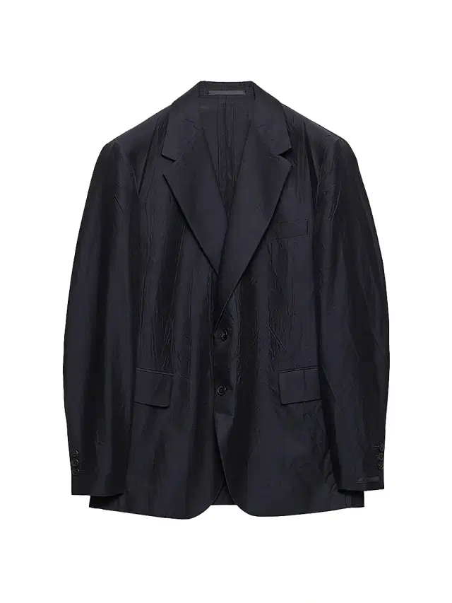 Prada Men's Single-Breasted Cotton and Silk Jacket - Blue