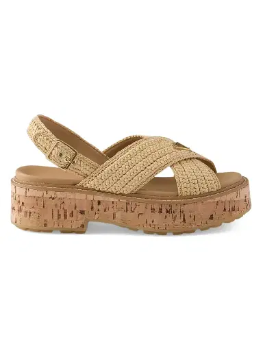 Prada Women's Crochet Platform Sandals | Thumbnail 1 Prada Women's Crochet Platform Sandals | Thumbnail 1