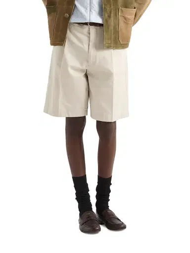 Prada Men's Cotton Bermuda Shorts | Thumbnail 2 Prada Men's Cotton Bermuda Shorts | Thumbnail 2