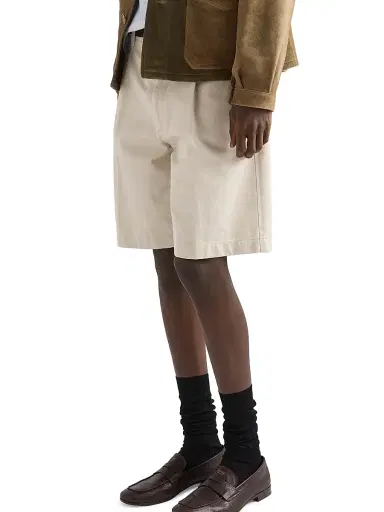 Prada Men's Cotton Bermuda Shorts | Thumbnail 3 Prada Men's Cotton Bermuda Shorts | Thumbnail 3