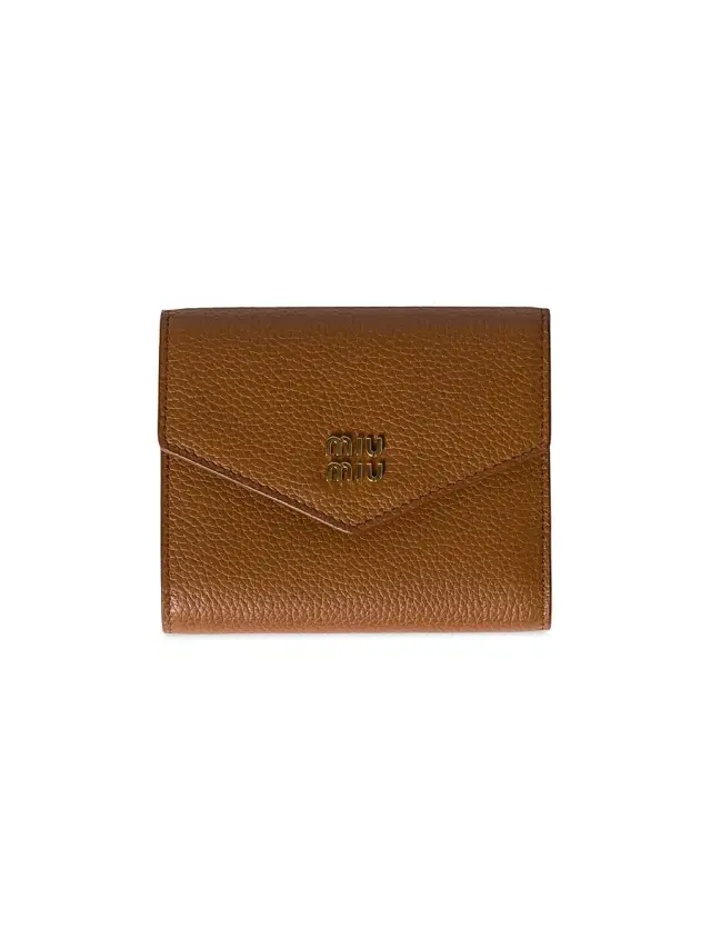 Miu Miu Women's  Leather Wallet - Brown