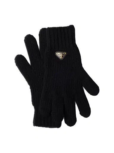 Prada Women's Wool Gloves | Thumbnail 1 Prada Women's Wool Gloves | Thumbnail 1