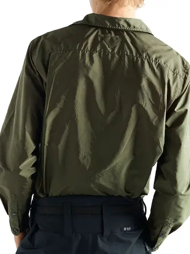 Prada Men's Re-Nylon Shirt - Green | Thumbnail 5