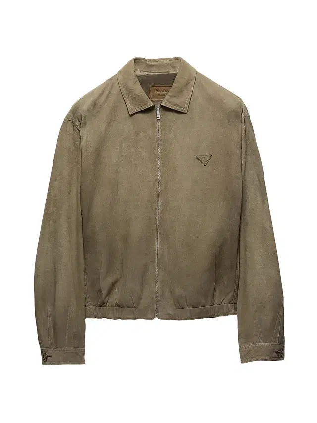 Men's Suede Jacket - Green