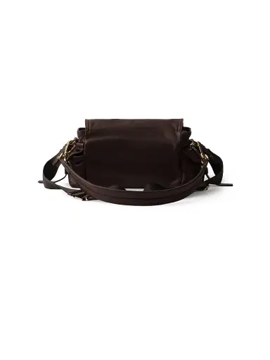 Prada Women's Medium Explore Nappa Leather Shoulder Bag with Flap - Brown | Thumbnail 3 Prada Women's Medium Explore Nappa Leather Shoulder Bag with Flap - Brown | Thumbnail 3