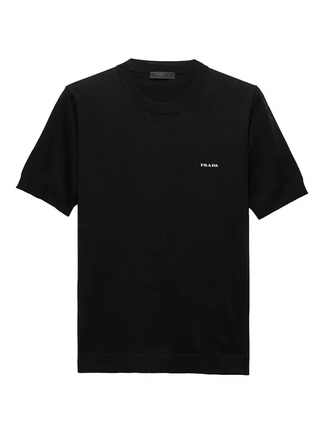 Men's Cotton Crewneck Sweater - Black