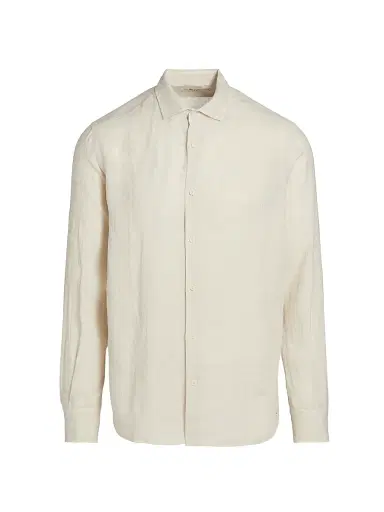 MC2 Saint Barth Men's Pamplona Linen Shirt - Linen Grain | Thumbnail 1