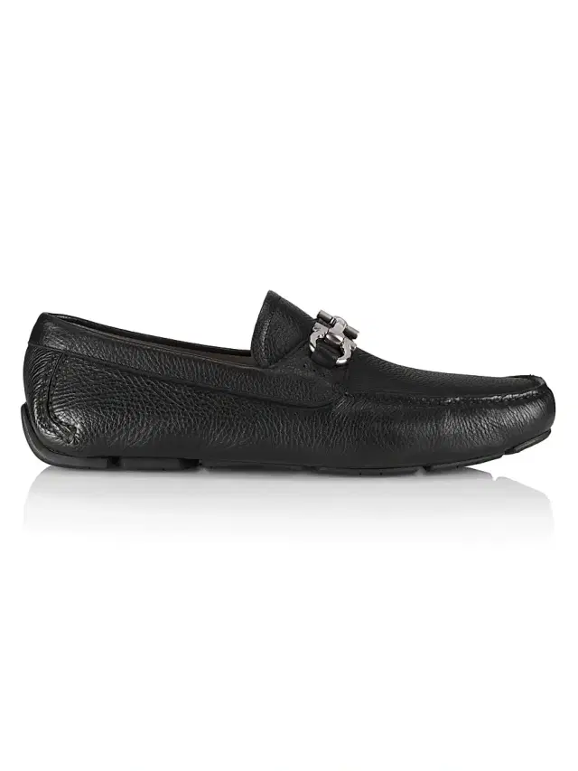 FERRAGAMO Men's Parigi New Driver Loafers - Nero