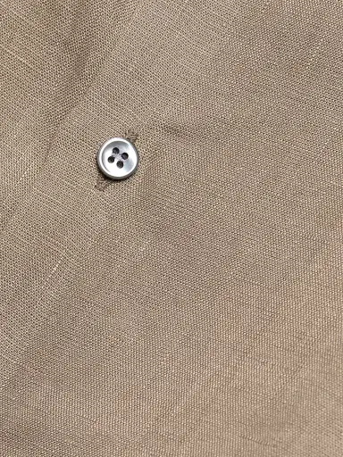 Giorgio Armani Men's Linen Button-Front Shirt - Solid Light - Size 15.5 | Thumbnail 7 Giorgio Armani Men's Linen Button-Front Shirt - Solid Light - Size 15.5 | Thumbnail 7
