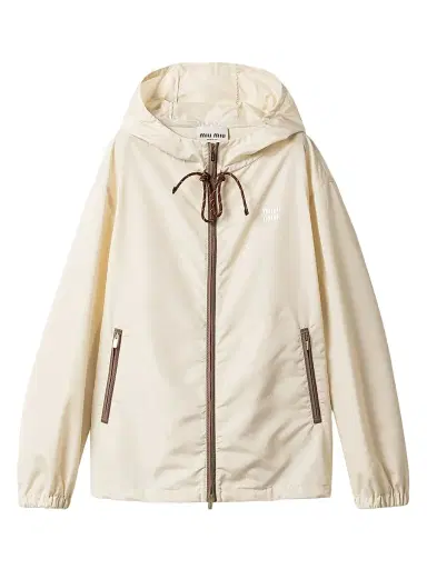 Miu Miu Women's Technical Fabric Blouson Jacket - Yellow - Size 6 | Thumbnail 1 Miu Miu Women's Technical Fabric Blouson Jacket - Yellow - Size 6 | Thumbnail 1
