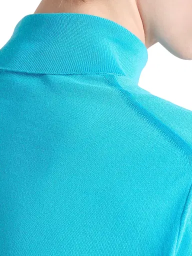 Prada Men's Cotton Turtleneck Sweater - Blue | Thumbnail 5 Prada Men's Cotton Turtleneck Sweater - Blue | Thumbnail 5