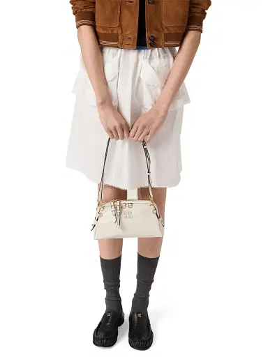 Miu Miu Women's Leather Clutch - White | Thumbnail 3