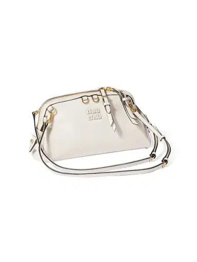 Miu Miu Women's Leather Clutch - White | Thumbnail 5