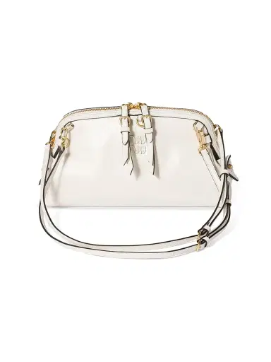 Miu Miu Women's Leather Clutch - White | Thumbnail 1