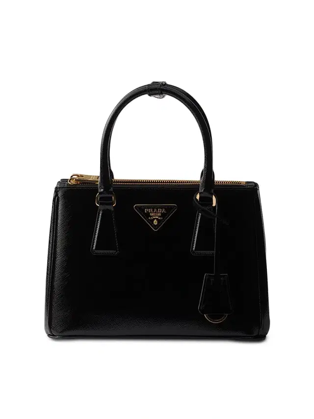 Prada Women's Galleria  Saffiano Leather Top Handle Bag - Black