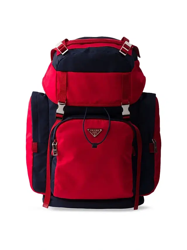 Prada Men's Re-Nylon Backpack - Blue Red