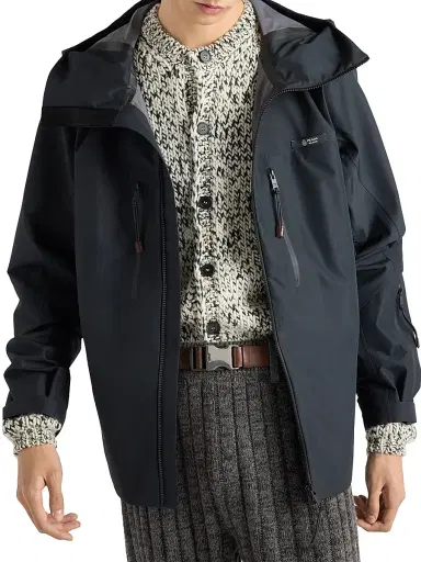 Prada Men's Technical Fabric Jacket - Black - Size XL | Thumbnail 4 Prada Men's Technical Fabric Jacket - Black - Size XL | Thumbnail 4
