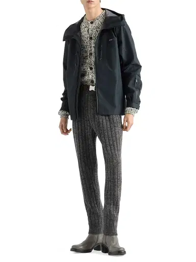 Prada Men's Technical Fabric Jacket - Black - Size XL | Thumbnail 7 Prada Men's Technical Fabric Jacket - Black - Size XL | Thumbnail 7