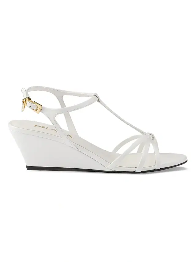 Prada Women's Patent Leather Sandals - White