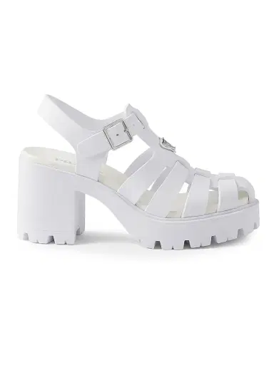 Prada Women's Rubber Platform Sandals | Thumbnail 1 Prada Women's Rubber Platform Sandals | Thumbnail 1
