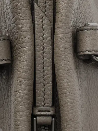 Prada Women's Large Leather Tote Bag - Grey | Thumbnail 8