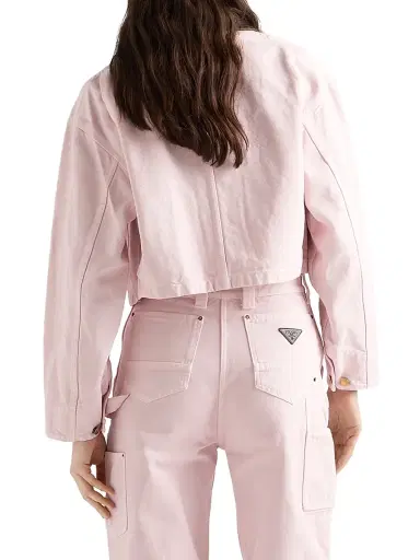 Prada Women's Canvas Blouson Jacket | Thumbnail 3