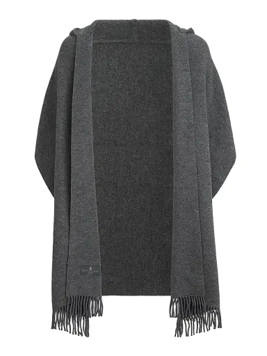 Brunello Cucinelli Women's Hooded Wool and Cashmere Knit Scarf | Thumbnail 1 Brunello Cucinelli Women's Hooded Wool and Cashmere Knit Scarf | Thumbnail 1