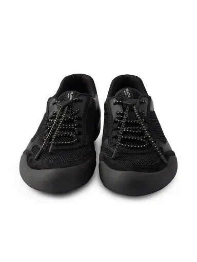 Prada Men's Speedrock Leather and Mesh Fabric Sneakers - Black - Size 7.5 | Thumbnail 2 Prada Men's Speedrock Leather and Mesh Fabric Sneakers - Black - Size 7.5 | Thumbnail 2