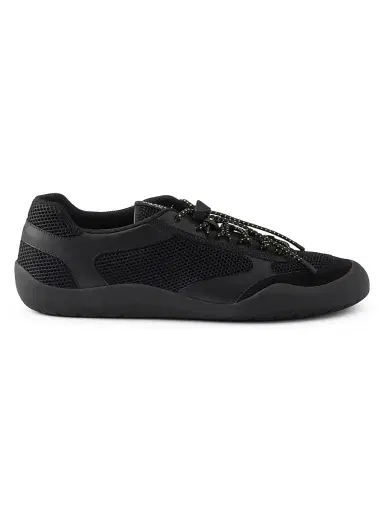 Prada Men's Speedrock Leather and Mesh Fabric Sneakers - Black - Size 7.5 | Thumbnail 1 Prada Men's Speedrock Leather and Mesh Fabric Sneakers - Black - Size 7.5 | Thumbnail 1